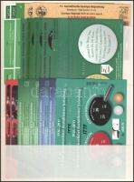 A magyar asztalitenisz teljes története 51 db különböző emlékíven, közte ajándék változatok / Table ...