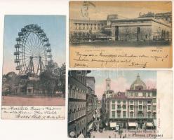 21 db RÉGI külföldi város képeslap / 21 pre-1945 foreign town postcards