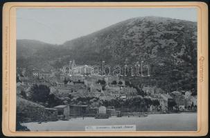 ca 1890 Abbazia, Quaranero Buccari - Bakar Keményhátú kabinetfotó Stengel. 16x11 cm