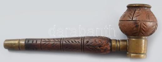 18 darab klf pipa, közte kvalitásos darabokkal, elefántcsont, stb