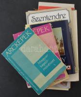11 db MODERN magyar művészet, kultúra képeslapfüzet / 11 modern Hungarian art and culture postcard booklets