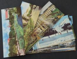 41 db MODERN nagyalakú magyarországi és külföldi város képeslap / 41 modern large-sized Hungarian and foreign town postcards