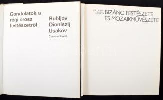 3 db orosz és bizánci művészetről szóló könyv: Vlagyimir Szergejevics Pribitkov: Gondolatok a régi o...