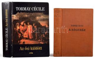 Tormay Cécile 2 kötete: A régi ház. Bp., 1939, Singer és Wolfner, 259+(1) p. Kiadói egészvászon-kötés, kissé kopott gerinccel, helyenként kissé foltos lapokkal. + Az ősi küldött. (A csallóközi hattyú. - A túlsó parton. - A fehér barát.) Szeged, 2009, Lazi, 547+(13) p. Kiadói kartonált papírkötés.