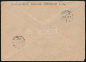 1953 Expressz levél 6 db bélyeggel "DEBRECEN" - Budapest / Express cover