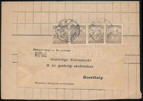 ~1920 Nyomtatvány 80f bérmentesítéssel / Printed matter