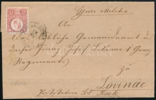 1873 Réznyomat 5kr levélen / on cover "BROOD u SLAVONIJI / BROOD-SLAV."