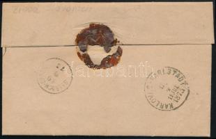 1873 Réznyomat 5kr levélen / on cover "BROOD u SLAVONIJI / BROOD-SLAV."