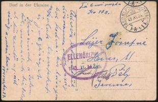 1943 Tábori posta képeslap / Field postcard