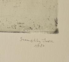 Szemethy Imre (1945- ): Zipernowsky Károly mérnök, a transzformátor egyik feltalálójának portréja, 1...