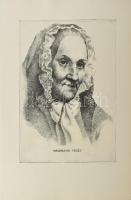 Ferdinánd Judit (1942-2015): Brunszvik Teréz portréja. Rézkarc, papír, jelzett, 39,5x29 cm