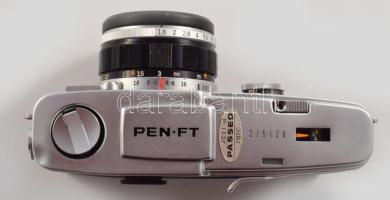 Olympus Pen FT fényképezőgép F. Zuiko Auto -8 1:1,8 f: 38 mm objektívvel, szép állapotban, lencsevéd...