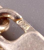 Akoya sósvizi gyöngysor nyaklánc, ezüst (Ag) kapoccsal, jelzett, h: 51 cm