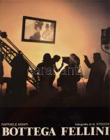 Monti, Raffaele: Bottega Fellini. Fotografie di Gabriele Stocchi. Roma, 1981, De Luca Editore. Kiadói kartonált kötés, papír védőborítóval, jó állapotban.