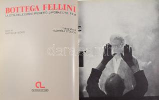 Monti, Raffaele: Bottega Fellini. Fotografie di Gabriele Stocchi. Roma, 1981, De Luca Editore. Kiadó...