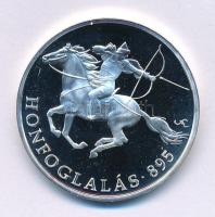 Fritz Mihály (1947- ) DN "Honfoglalás 895 / Magyarország Történelme" Ag emlékérem kapszulában (15g/0.500/34mm) T:PP