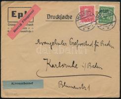 1925 Légi levél / Airmail cover "MALMÖ"