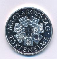 Fritz Mihály (1947- ) DN "Vérszerződés / Magyarország Történelme" Ag emlékérem kapszulában...