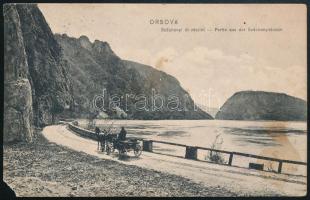 1918 Tábori posta képeslap / Field postcard "K.u.K. FELDPOSTATION / 136" , "DAMPFER S...