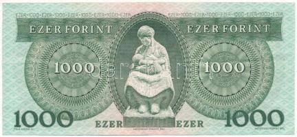 1983. március 25. 1000Ft "A 06665789" T:F, szép papír
Adamo F44