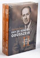 Mészáros Tibor: Márai Sándor élete I-II. - Egy 20. századi Odüsszeia. Bp., 2024.   MMA Kiadó Nonprofit Kft., 928p. Kiadói kartonált keménykötésben. Eredeti, bontatlan zsugorfóliában, hibátlan állapotban.   Márai Sándor magyar és világirodalmi jelentőségét ma már talán senki sem vitatja. Számos róla szóló cikk, tanulmány, sőt könyv jelent meg az elmúlt évtizedekben - ennek ellenére aligha találunk köztük olyan munkát, mely egyszerre, egymás tükrében mutatja fel az írót és az embert, az életrajzot és a műveket, a történelmi körülményeket, illetve irodalmi hatásokat, a hatalmas életmű szellemi forrásvidékét, valamint posztumusz újrafelfedezését. Mészáros Tibor nagy ívű monográfiájában viszont pontosan erre vállalkozik. Az évtizedek kutatómunkájával összegyűjtött adatokra építve, a levelezés és a naplók mentén sorra veszi a teljes életút eseményeit, sorsfordulatait; bemutatja és elemzi a Márai-köteteket, feltárja a személyéhez kapcsolódó vitákat, árulkodó anekdotákat. Nem riad vissza az akár egyazon alkotásban fellelhető ellentmondásos megnyilatkozások ütköztetésétől vagy a szerteágazó kritikai fogadtatás reflektív vizsgálatától, ugyanakkor ellenáll az egyes irodalmi berkekben divatos rutinszerű fanyalgásnak éppúgy, mint az elvakult rajongótábor leegyszerűsítő, sablonválaszokkal is megelégedő felszínes megállapításainak. Kritikus gondolkodásra hív, mértéktartó, nyugodt mérlegelésre ösztönöz, valódi megértésre törekszik. Innentől pedig csak az olvasón áll, akar-e részesévé válni ennek a sokféle felfedezéssel kecsegtető bolyongásnak, egy 20. századi Odüsszeiának...
