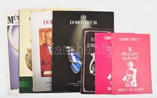 Ékszer árverési katalógusok, benne korai BÁV és Orex