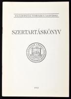 [Szabadkőművesség] Szertartáskönyv. Magyarországi Symbolikus Nagypáholy. hn., én., nyn.,71 p. Az 1912-es könyv reprint kiadása.