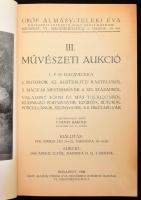 1940 Gróf Almásy Teleki Éva Művészeti Intézete - Volt Ernst Múzeum III. művészeti aukció katalógusa 91p + XVI. t