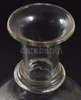 Palack. Parád, cca 19. sz. közepe, hibátlan, m: 25,5 cm /// Bottle. Parád, c. mid-19th century, flaw...