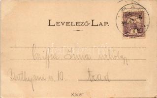 1900 Arad, Gruss aus der Arader Festung / vár, erőd. Jakob Krausz kiadása, Honisch felvétele után / ...