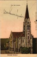 1913 Detta, Ghedu, Deta; Római katolikus templom. Csokány kiadása / Catholic church (EK)