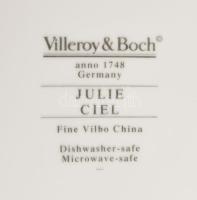 Villeroy &amp; Boch "Julie Ciel" 8 személyes mélytányér készlet, jelzett, hibátlan, d:...