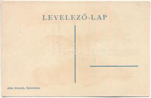 Hunyad-Vaskapu, Hunedoara-Poarta de Fier; Pásztor jelenet, erdélyi folklór. Adler fényirda / pastora...