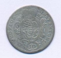 Német Államok / Württemberg Hercegség 1765. 10 Konvenciós Krajcár Ag "Károly Eugén" (3,57g) T:F German States / Duchy of Württemberg 1765. 10 Konventionskreuzer Ag "Charles Eugen" (3,57g) C:F Krause KM#415
