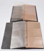 2 db üres képeslap-album, 31,5x19,5 cm méretben
