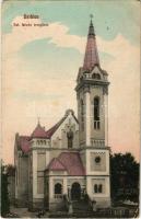 Bethlen, Betlen, Beclean; Szent István templom. Kajári István kiadása / church (EB)