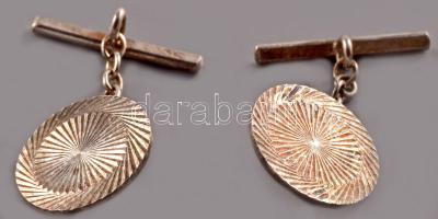 Ezüst (Ag) mandzsetta gomb pár 3,3 g jelzett