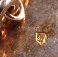 Ezüst (Ag) mandzsetta gomb pár 3,3 g jelzett