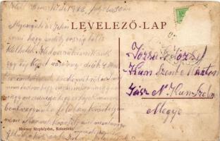 1912 Bonchida, Bontida; Cs. kir. csikótelep parancsnoki lakás, állami elemi iskola. Maksay fényképés...