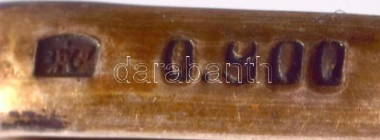 Ezüst (Ag) nyakkendőtű madaras díszítéssel. 5,1 g jelzett