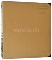 400 férőhelyes képeslap berakó, lefűzhető gyűrűs mappa