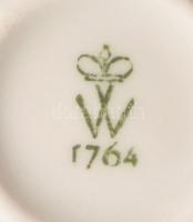 Wallendorf talpas kínáló. Jelzett, hibátlan, d: 13 cm, m: 11,5 cm