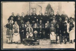 1929 A sajóládi énekkar "cigány" tagjai 14x9 cm