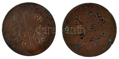 Egyiptom 1863. (1277/4) 10p bronz + 1868. (1277/9) 10p bronz T:VF,F Egypt 1863. (1277/4) 10 Para bronze + 1868. (1277/9) 10 Para bronze C:VF,F Krause KM#241, KM#242