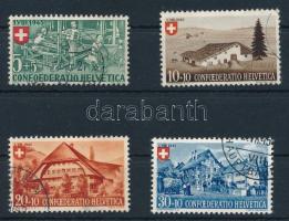 1945 Pro Patria sor Mi 460-463 (Mi EUR 60.-)