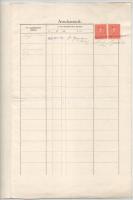 Nagymaros 1921. "Nagymaros-Visegrádi Takarékpénztár Részvénytársaság" névre szóló részvény...