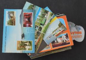 BALATON - 190 db MODERN város képeslap / 190 modern town postcards from around lake Balaton