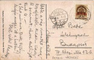 1941 Óbecse, Ó-Becse, Stari Becej; Rim. kat. crkva. Vlad. Radosavljevic / római katolikus templom / ...