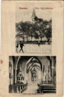 1914 Homonna, Homenau, Humenné; Római katolikus templom, belső. W. L. Bp. 399. 1911-14. Hossza Gyula kiadása / Catholic church, interior (fl)