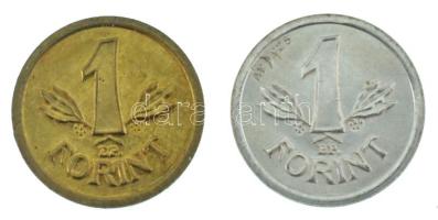 1970 k. 1Ft egyoldalas jelzett Ag mini pénz Kádár címer nélkül "pöttyös hátlap", ritka! (1...